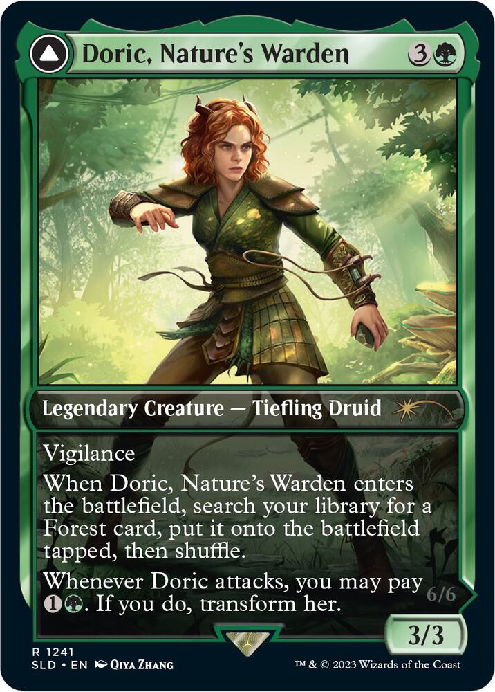 MTG Secret Lair Drop Series 1241 Doric, Nature's Warden R NM