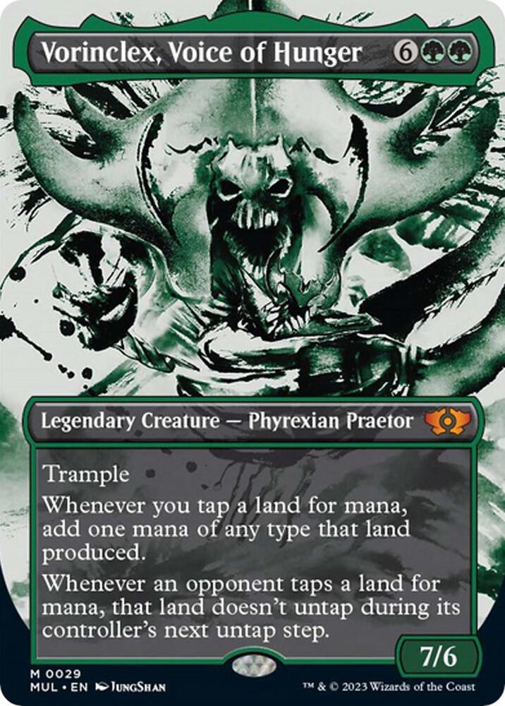 MTG March of the Machine: Multiverse Legends 29 Vorinclex, Voice of Hunger M NM