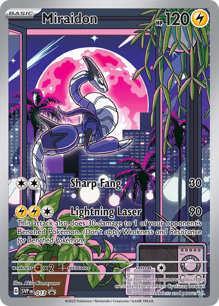 2023 Pokemon SV: Scarlet & Violet Promo Cards Miraidon - 013 Promo