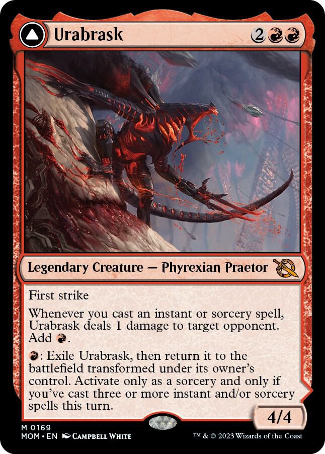MTG March of the Machine 169 Urabrask M NM