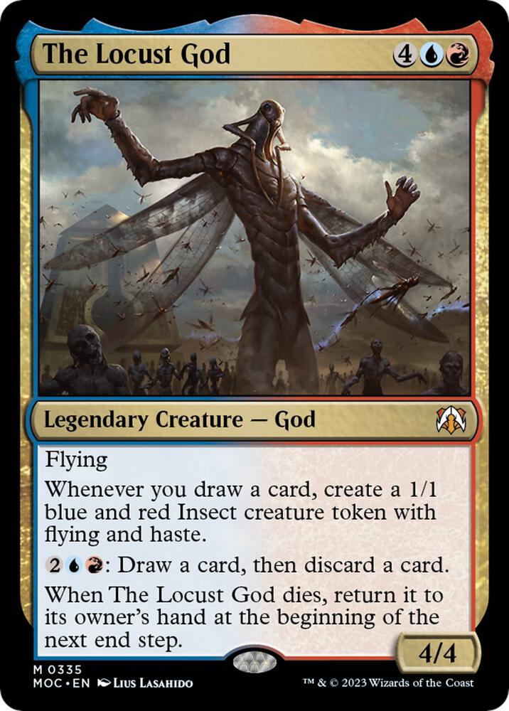 MTG Commander: March of the Machine 335 The Locust God M NM
