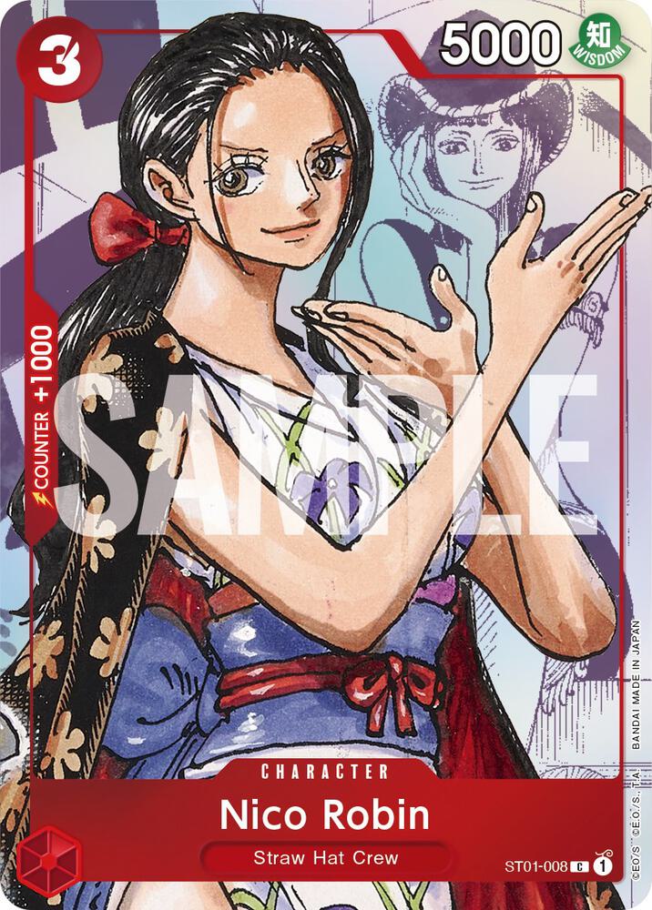 Nico Robin (PCC 25th) ST01-008 (One Piece Promotion Cards)  - Alternate Art Foil