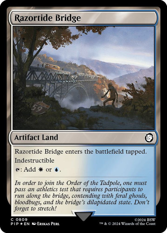 Razortide Bridge 809/326 (Universes Beyond: Fallout)  - Surge Foil