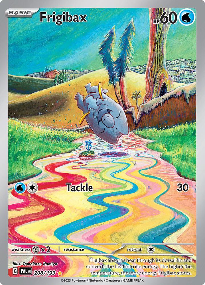 2023 Pokemon SV02: Paldea Evolved Frigibax - 208/193 Illustration Rare