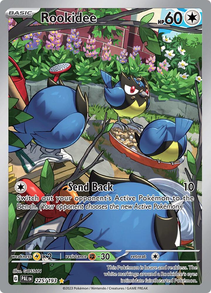 2023 Pokemon SV02: Paldea Evolved Rookidee - 225/193 Illustration Rare