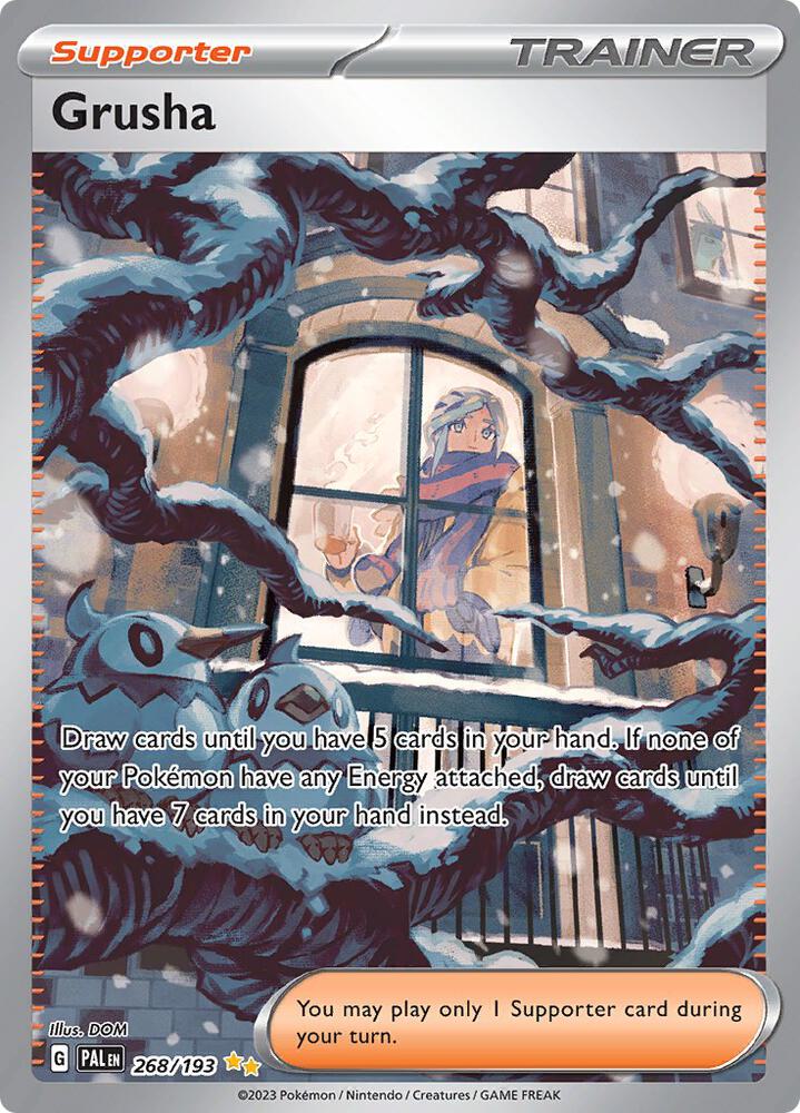 2023 Pokemon SV02: Paldea Evolved Grusha - 268/193 Special Illustration Rare