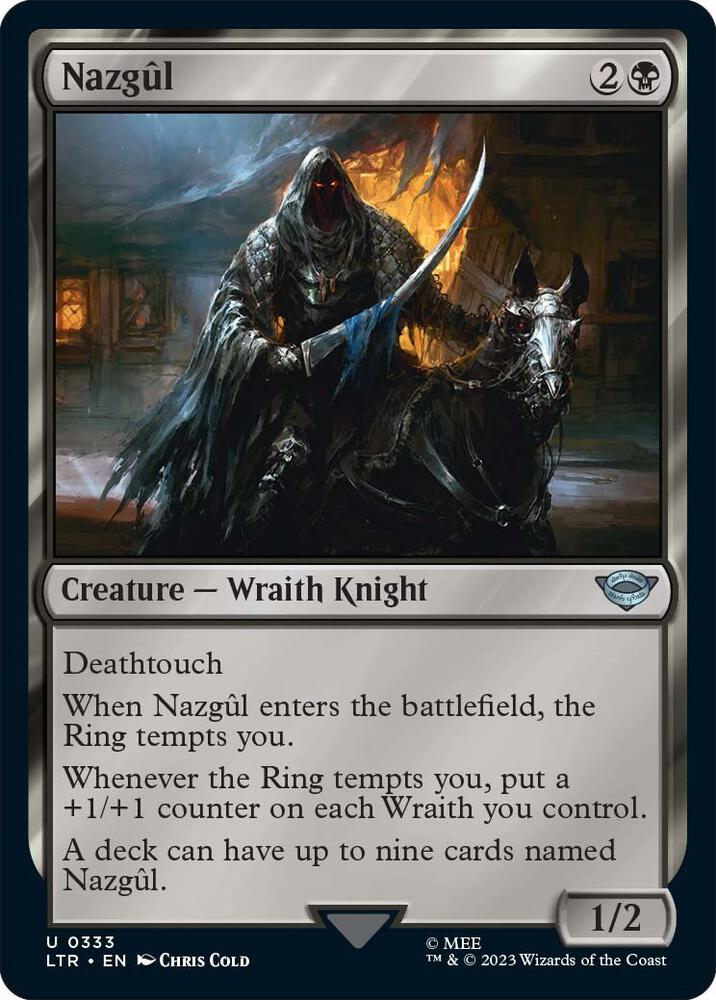 MTG Universes Beyond: The Lord of the Rings: Tales of Middle-earth 333 Nazgul () U NM