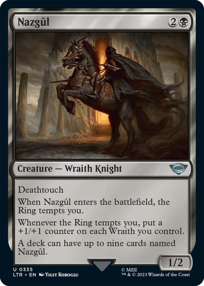 MTG Universes Beyond: The Lord of the Rings: Tales of Middle-earth 335 Nazgul () U NM