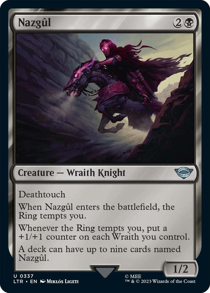 MTG The Lord of the Rings: Tales of Middle-earth 337 Nazgul () U NM