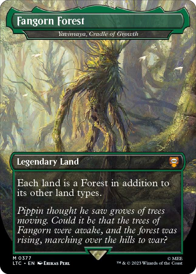 MTG The Lord of the Rings 377 Fangorn Forest M NM Foil