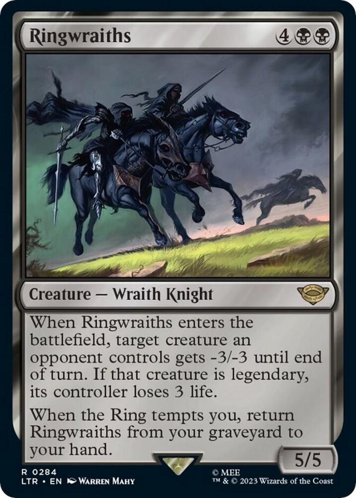 MTG Universes Beyond: The Lord of the Rings: Tales of Middle-earth 284 Ringwraiths R NM Foil