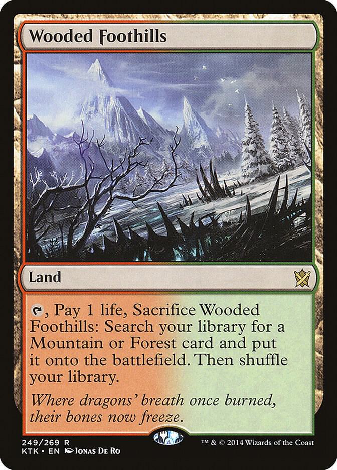 Wooded Foothills 249/269 (Khans of Tarkir)  - Foil