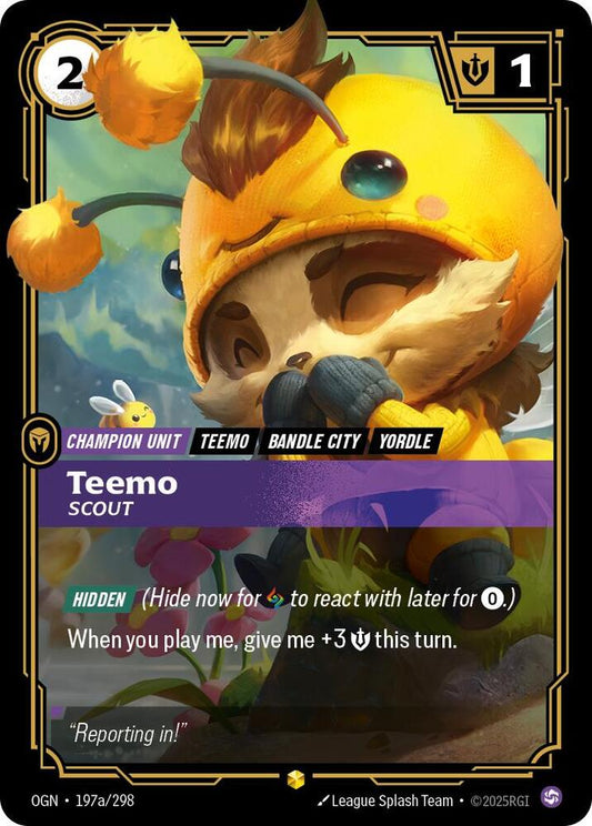 Teemo - Scout 197a/298 (Origins)  - Foil