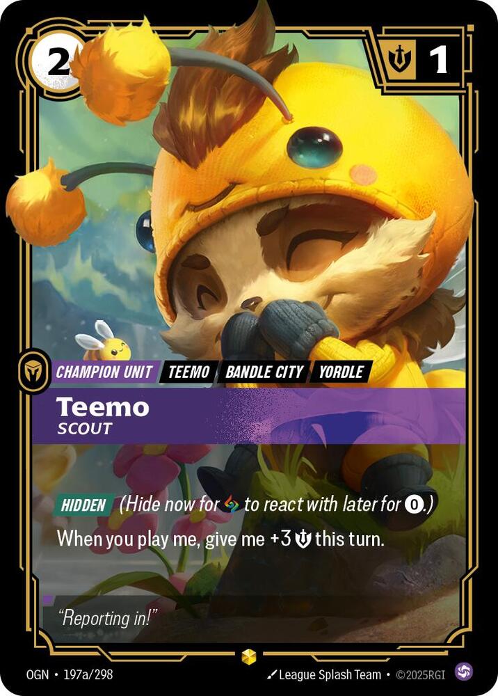 Teemo - Scout 197a/298 (Origins)  - Foil