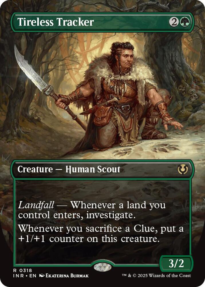 Tireless Tracker 318/287 (Innistrad Remastered)  - Borderless
