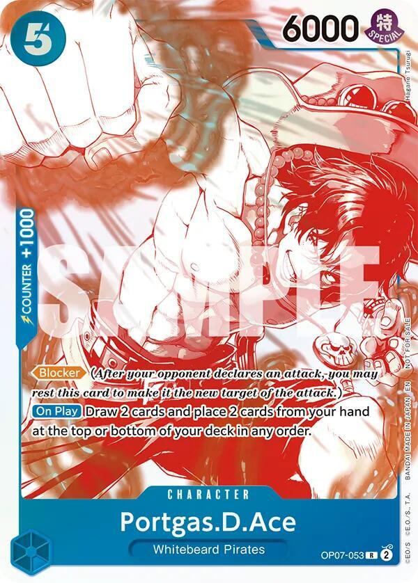 Portgas.D.Ace (3rd Anniversary Treasure Campaign Pack) OP07-053 (One Piece Promotion Cards)  - Foil