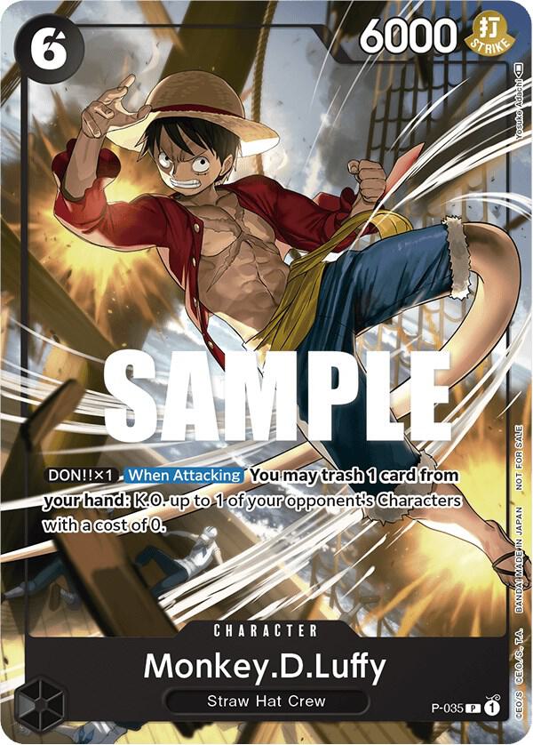 Monkey.D.Luffy (Pirates Party Vol.3) P-035 (One Piece Promotion Cards) 