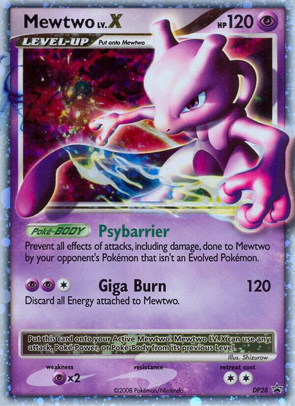 Mewtwo LVX DP28 (Diamond and Pearl Promos)  - Holofoil
