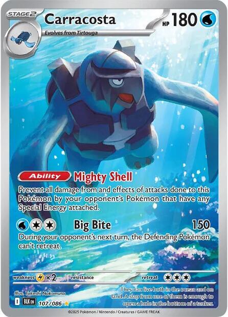 Carracosta 107/086 (SV: Black Bolt)  - Holofoil