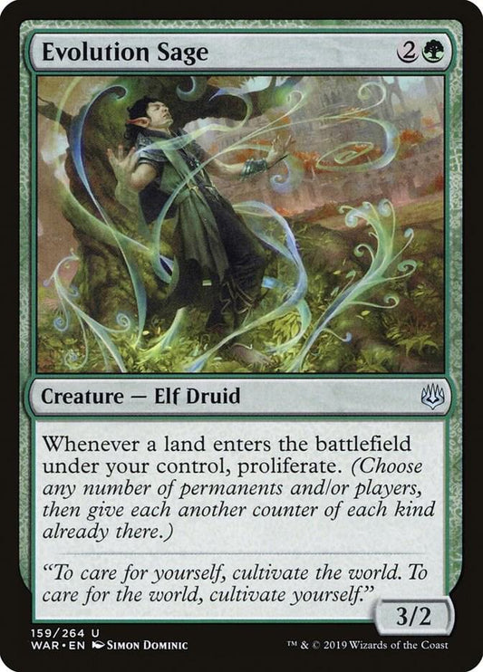 Evolution Sage 159/264 (War of the Spark)  - Foil