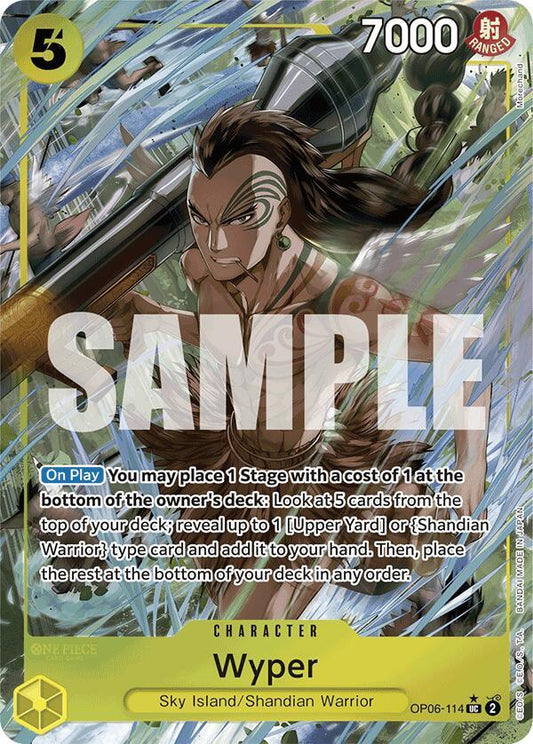 Wyper OP06-114 (Premium Booster -The Best-)  - Full Art Foil