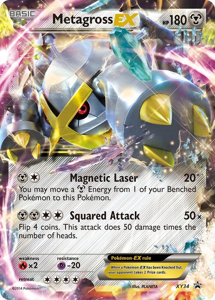 Metagross EX XY34 (XY Promos)  - Holofoil