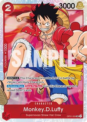 Monkey.D.Luffy OP01-024 (Romance Dawn)  - Foil