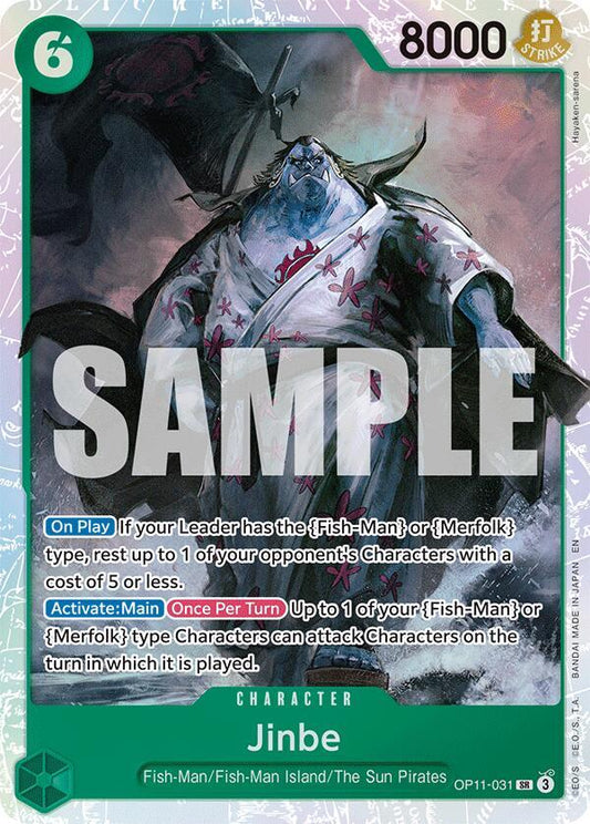 Jinbe OP11-031 (A Fist of Divine Speed)  - Foil