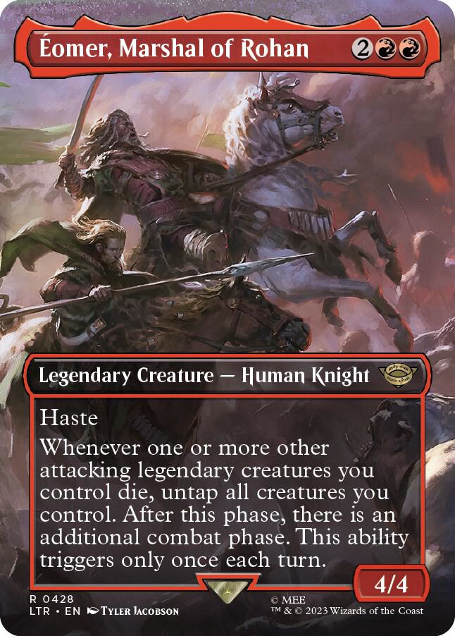 Éomer, Marshal of Rohan 428/281 (Universes Beyond: The Lord of the Rings: Tales of Middle-earth)  - Borderless Foil