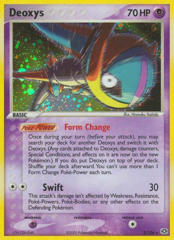 Deoxys Speed Forme 2/106 (Emerald)  - Holofoil