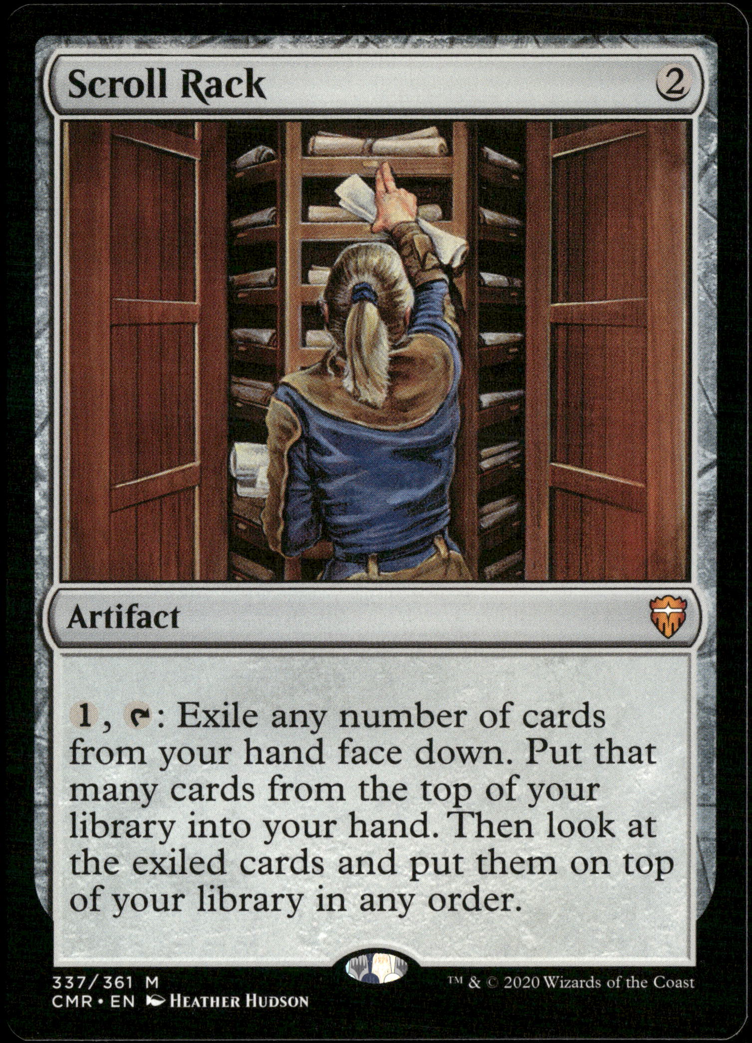 Magic The Gathering Commander Legends  337 Scroll Rack M NM