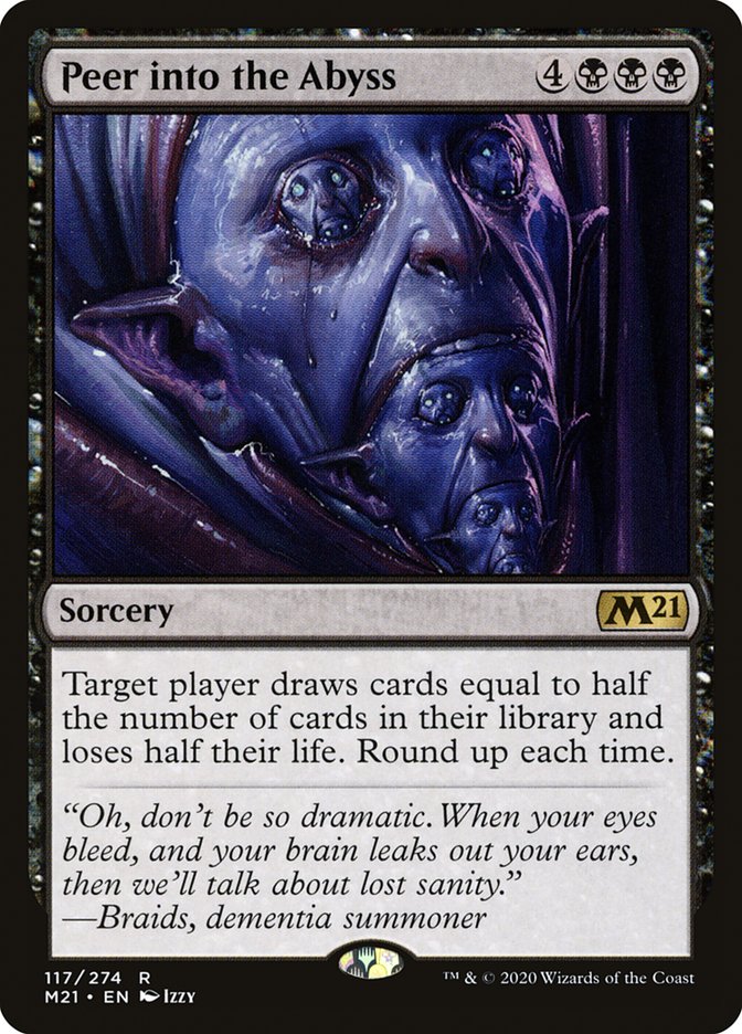 Peer into the Abyss 117 (Core Set 2021)  - Foil