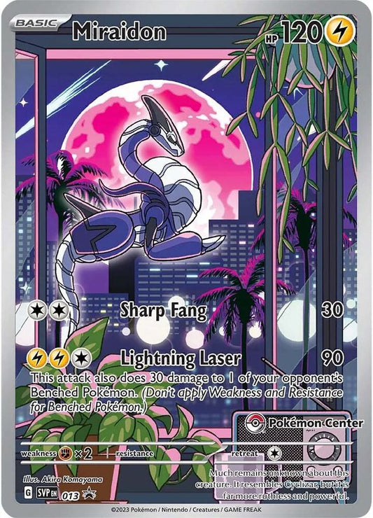 Miraidon Pokemon Center Exclusive 013 (SV: Scarlet & Violet Promo Cards)  - Holofoil