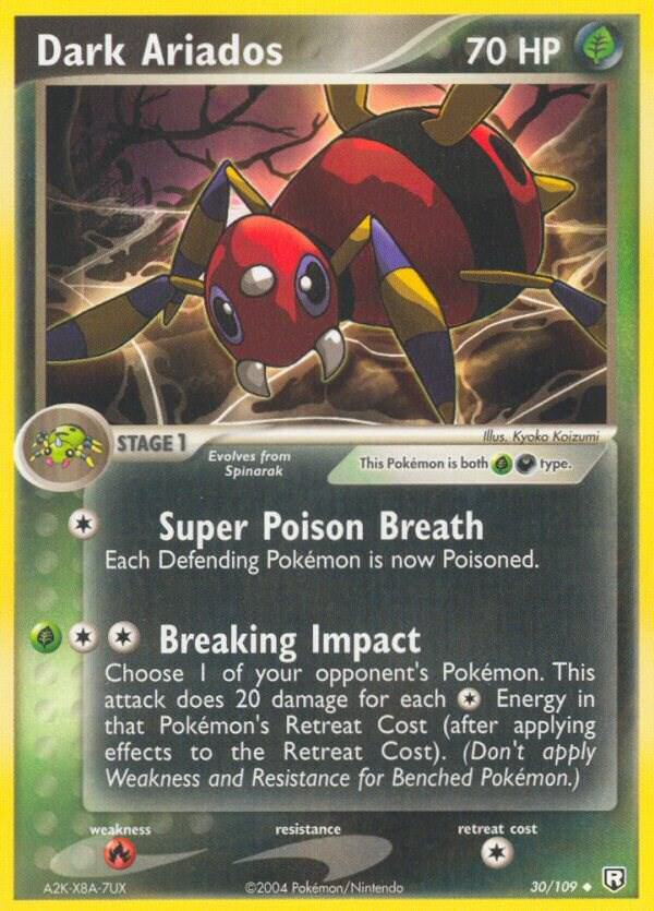 Dark Ariados 30/109 (EX Team Rocket Returns) 
