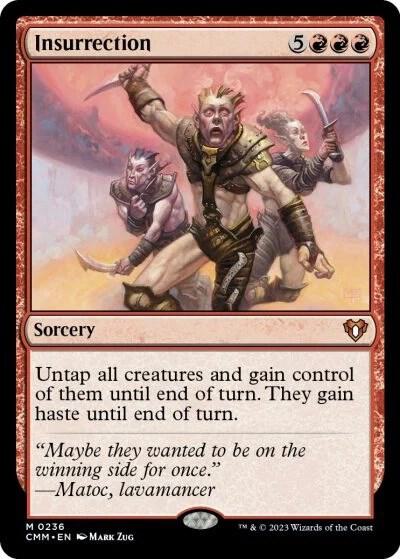 MTG Commander Masters 236 Insurrection M NM