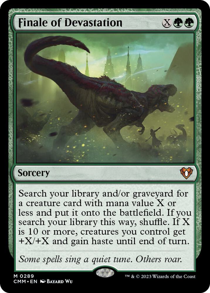 MTG Commander Masters 289 Finale of Devastation M NM