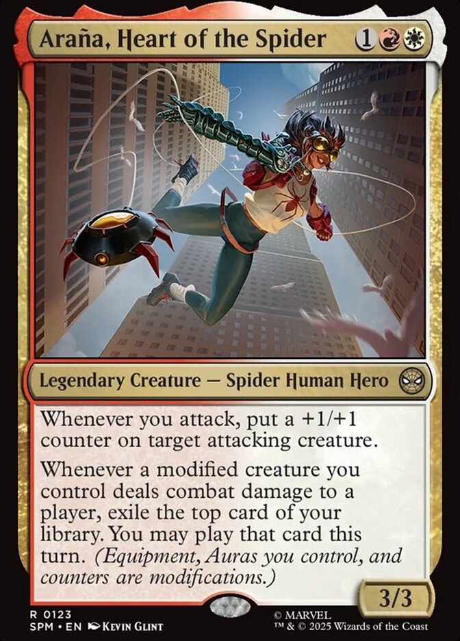 Araña, Heart of the Spider 123/198 (Marvel's Spider-Man)  - Foil