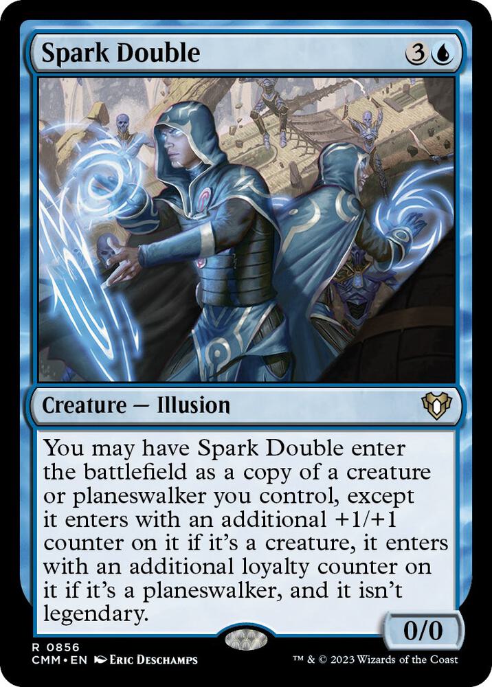 MTG Commander Masters 856 Spark Double R NM