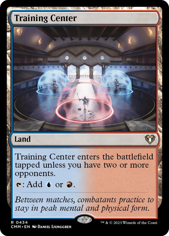 MTG Commander Masters 434 Training Center R NM