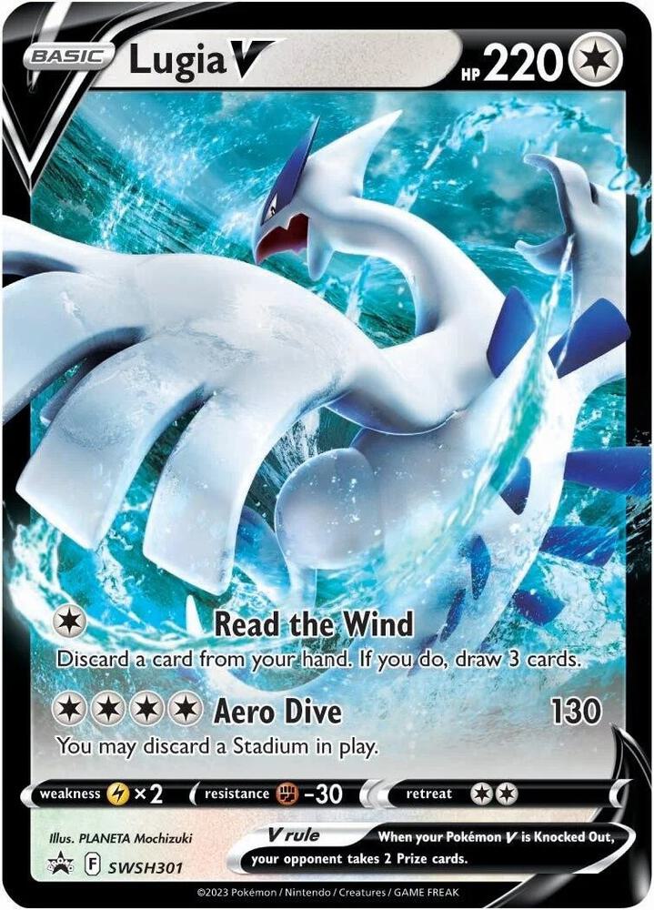 2019 Pokemon SWSH: Sword & Shield Promo Cards SWSH301 Lugia V - SWSH301 Promo