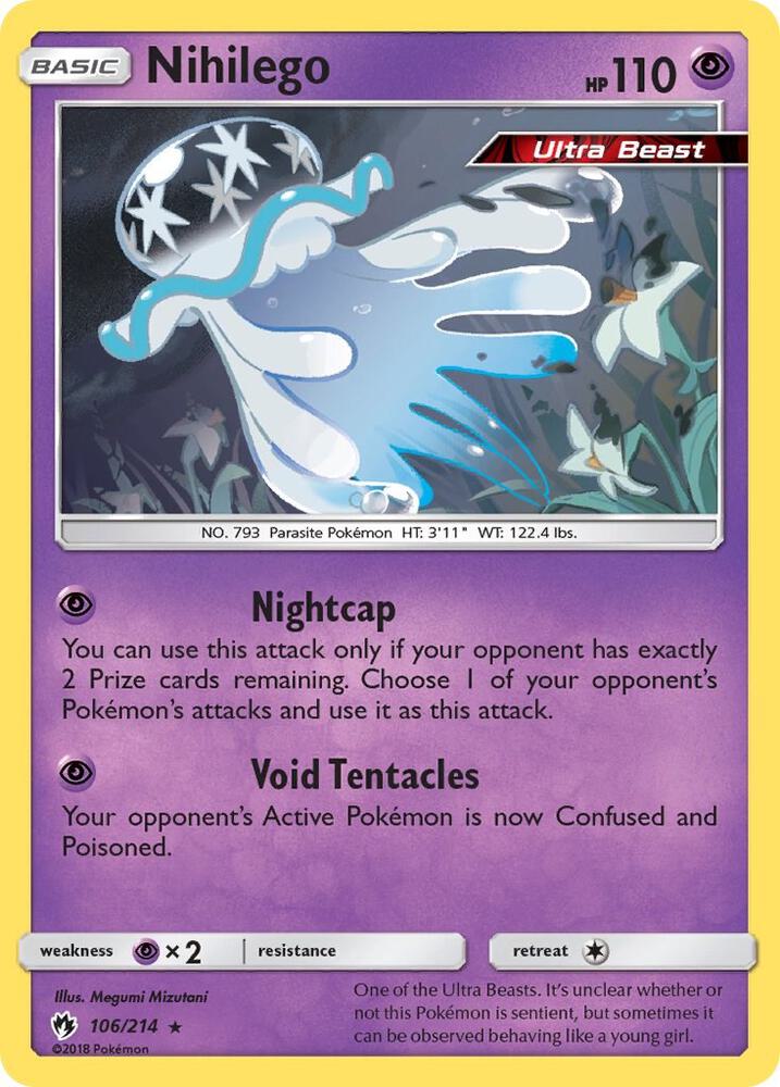 Nihilego 106/214 (SM - Lost Thunder)  - Holofoil