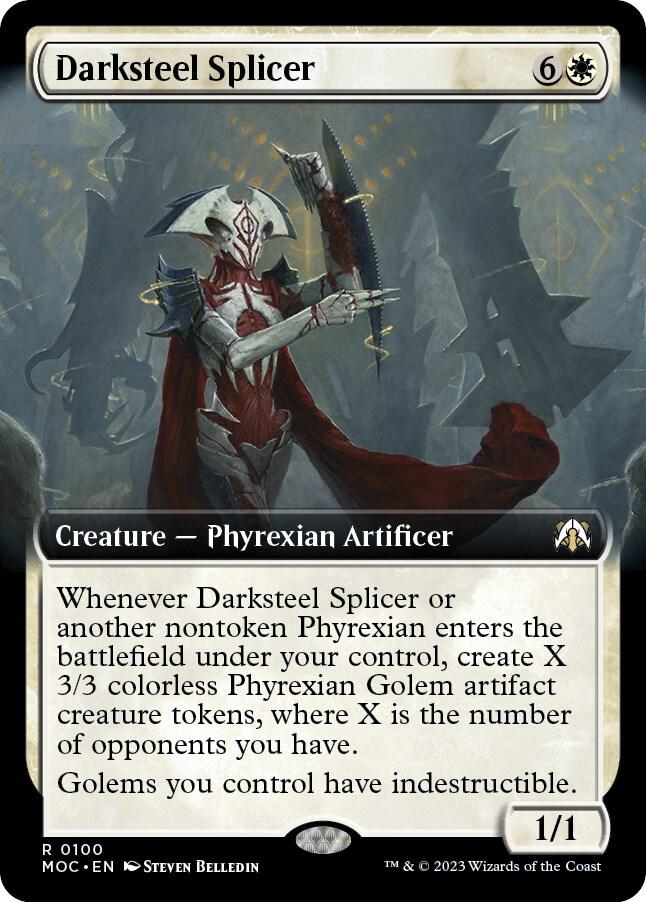 Darksteel Splicer 100/444 (Commander: March of the Machine)  - Extended Art