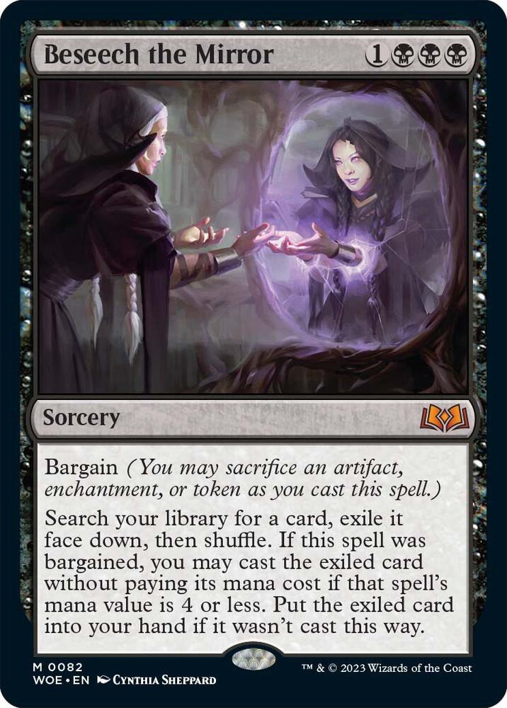 MTG Wilds of Eldraine 82 Beseech the Mirror M NM