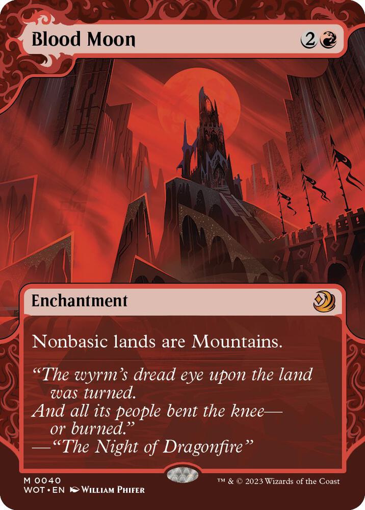 MTG Wilds of Eldraine: Enchanting Tales 40 Blood Moon M NM