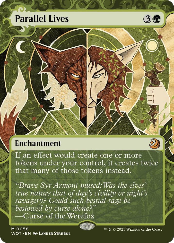 MTG Wilds of Eldraine: Enchanting Tales 58 Parallel Lives M NM Foil