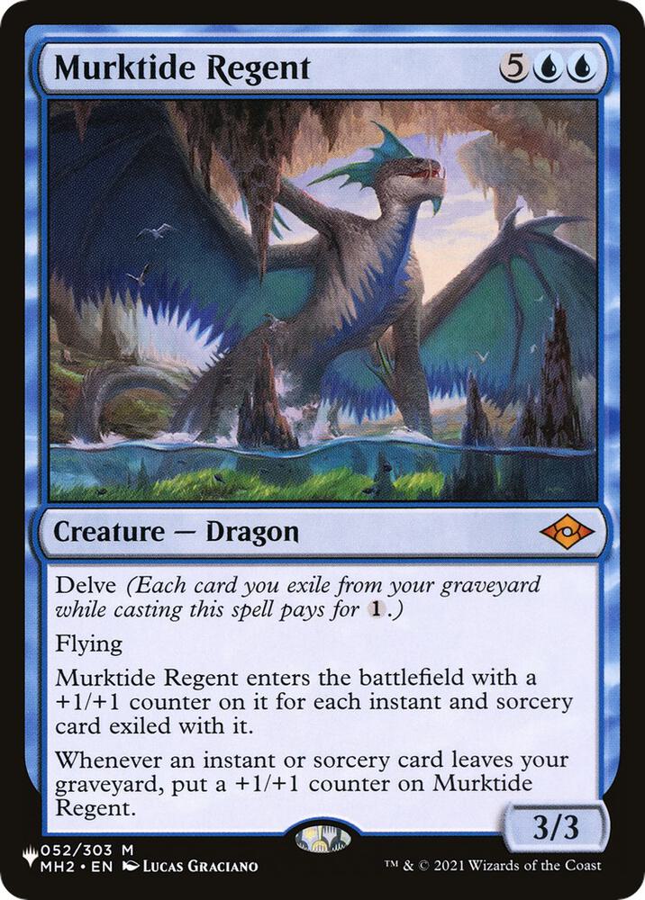 Murktide Regent MH2-52/5075 (The List Reprints) 