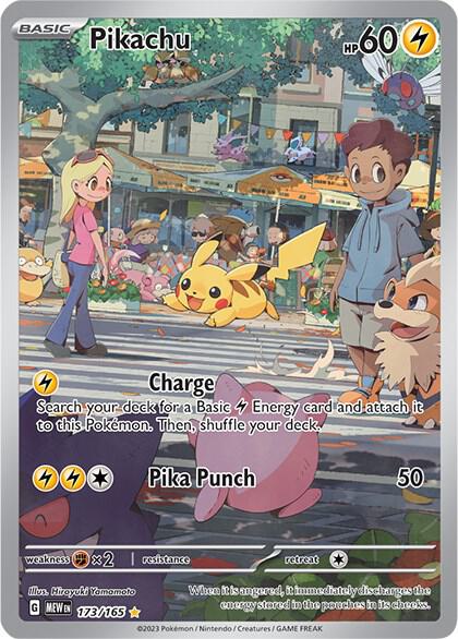 2023 Pokemon SV: Scarlet & Violet 151 Pikachu - 173/165 Illustration Rare