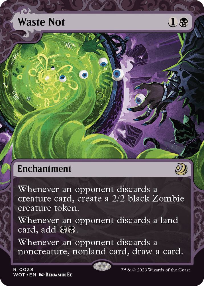 MTG Wilds of Eldraine: Enchanting Tales 38 Waste Not R NM