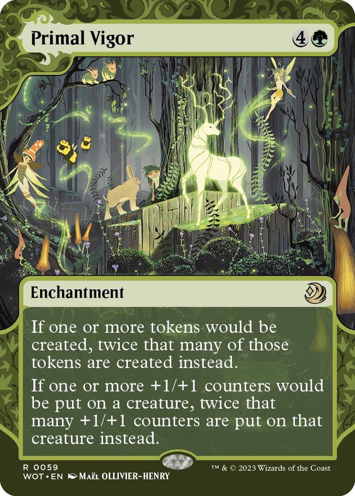 MTG Wilds of Eldraine: Enchanting Tales 59 Primal Vigor R NM