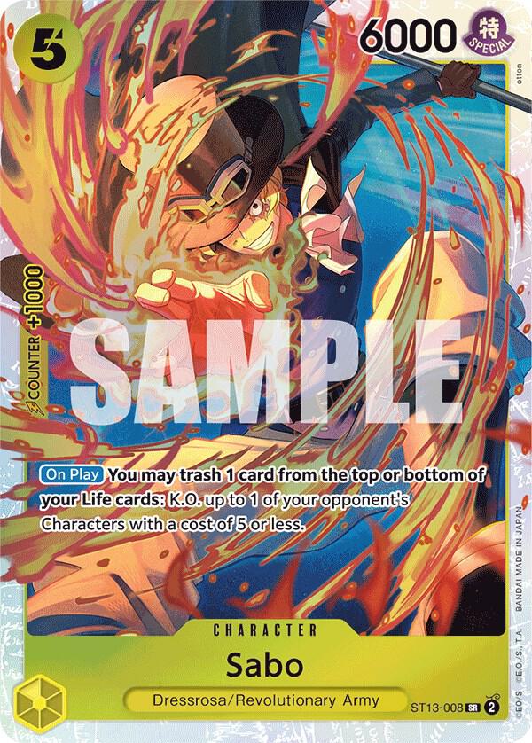 Sabo ST13-008 (Ultra Deck: The Three Brothers)  - Foil